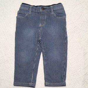 12m (4/$20) Engineer-Stripe OshKosh Jeans